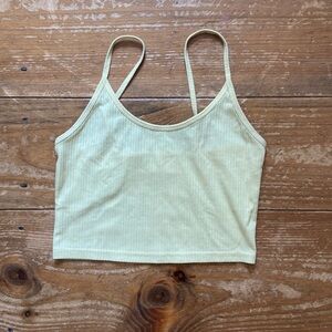 Pacsun - yellow cropped tank (XS)